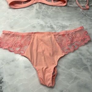 Peach/ pink thong. Small
